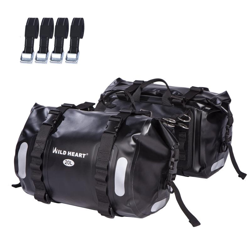防水 バッグ オートバイ サドルバッグ 40 L （20L*2）タンク バッグ モーター サイド バッグ