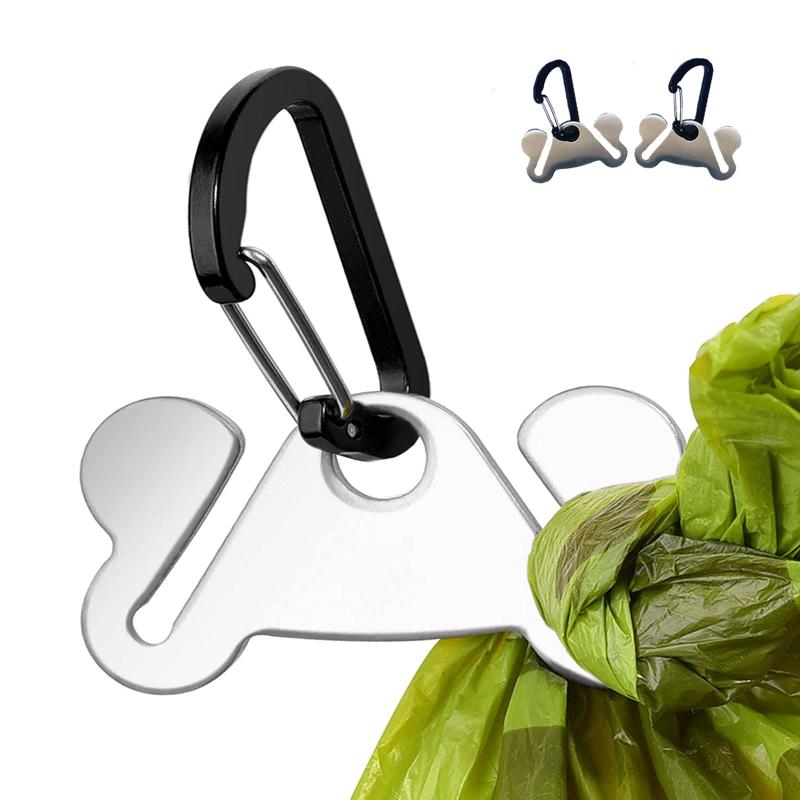 犬用うんちバッグホルダー、ゴミ袋ホルダー、犬のうんちバッグキャリア、ハンドフリーホルダー、メタルホルダー