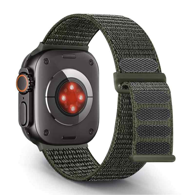Rakuten - スポーツ ループ バンド 対応 Apple Watch Ultra 49mm 46mm 45mm 44mm 42mm 41mm 40mm 38mm, ソフト ナイロン 交換用バンド 対応 iWatch Ultra 3/2/1 Series 11/10/