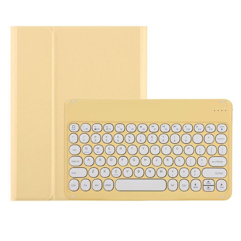 2022年 iPad 第10世代 10.9インチ キーボードケース 丸型キー 可愛い 女性 2022 iPad 10 Bluetooth キーボード カバー 分離式 カラーキーボード
