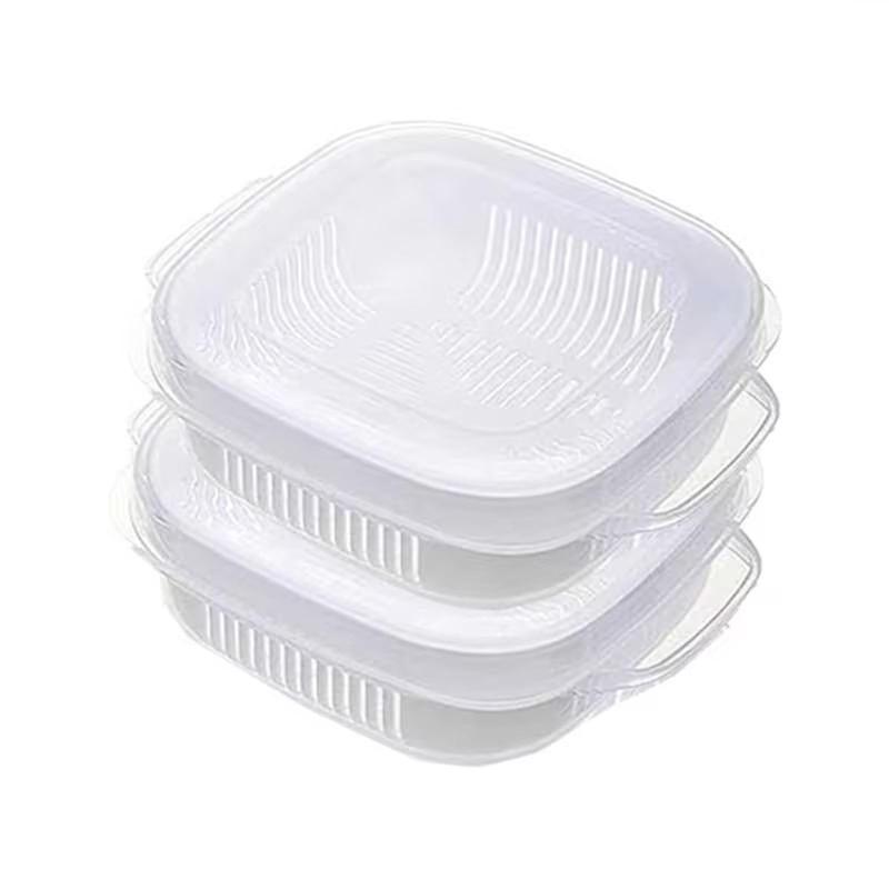 冷凍ごはん容器 冷凍ご飯容器 ご飯れいとう容器 ご飯冷凍容器 (電子レンジ/食器洗い乾燥機対応)新生活 ご飯 冷凍 容器 一膳分 (2個入り / ホワイト) bpaフリー 保存容器