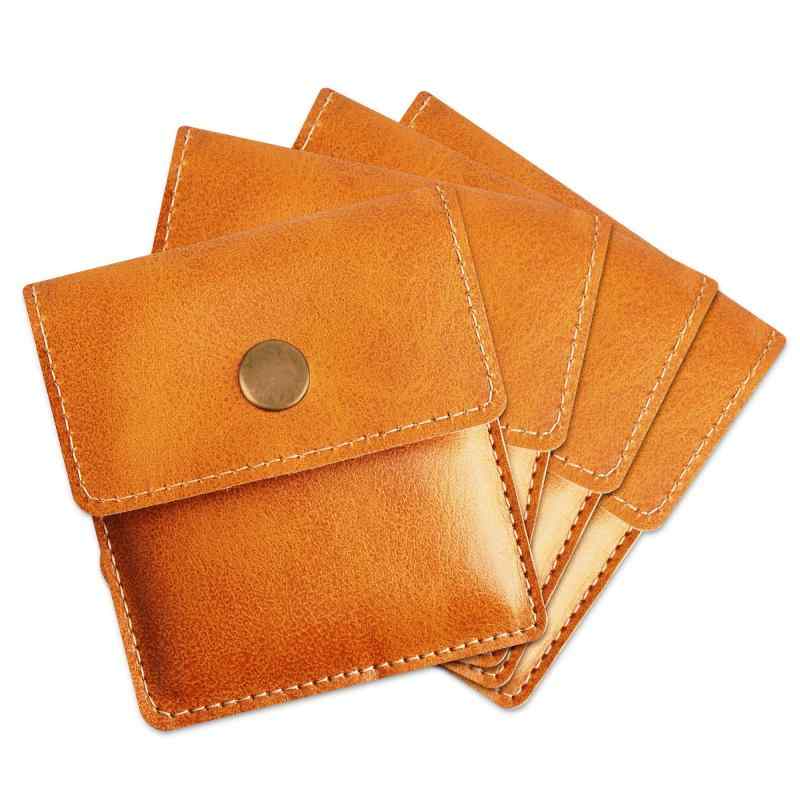 [TEMLUM] 携帯灰皿 携帯用吸殻入れ 4点セット購入 高級 PU 小銭入れ 携帯はい皿 おしゃれ ポケット入れ 小型 マナーを守る サイズ