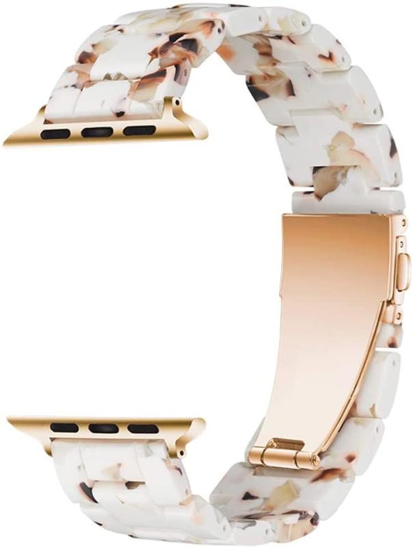 乐天商城 - 樹脂 軽量時計バンド スチールクラスプ付き と互換性があるApple Watch シリーズ 11/10/9/8/7,Ultra 3/2/1,SE 3/2/1 [2025]