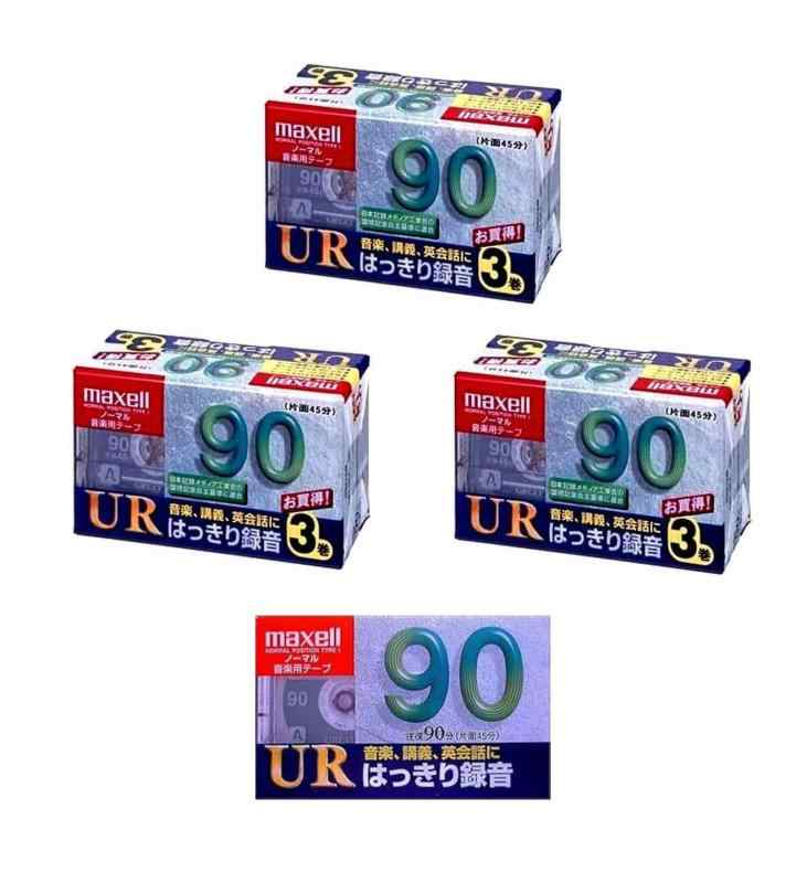 乐天商城 - maxell オーディオテープ、ノーマル/タイプ1、録音時間90分、10本パック UR-90L 10P(N)