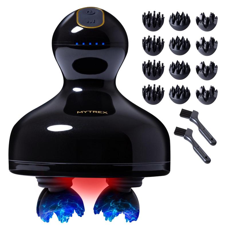 MYTREX マイトレックス EMS HEAD SPA PRO ヘッドスパ 電動頭皮ブラシ 頭皮エステ フェイスケア 頭皮洗浄 電気針 美容家電 防水 コードレス ギフト プレゼント イーエムエスヘッドスパプロ MT-EHP22B