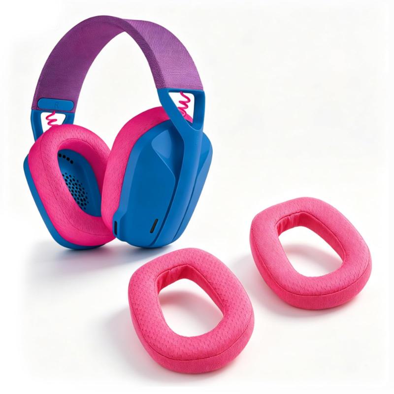 G435 G335 LIGHTSPEED ワイヤレス Bluetooth ゲーミングヘッドセット用ヘッドフォンイヤーパッド ソフト交換用ヘッドセットイヤーパッドクッション