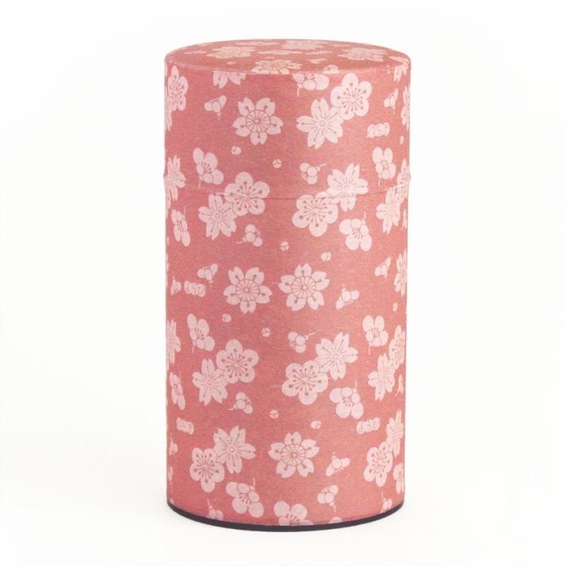 ヤマコー ぽッ・かん 桜梅文 直径7.5×8cm お茶缶