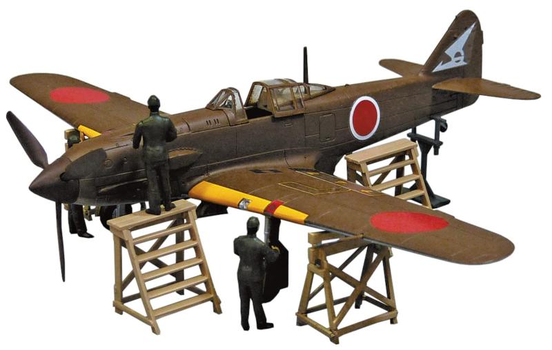 乐天商城 - 青島文化教材社(AOSHIMA) 1/72 航空機シリーズ No.2 三式戦 飛燕二型 キ61-II改 プラモデル 成型色