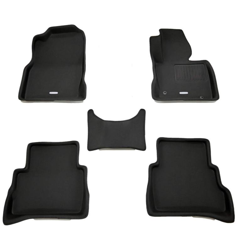 Rakuten - フロアマット 立体タイプ 1台分セット CX-5 KF系 H29/2~ NEWラバータイプ ブラック EZ-0728 5EEZB0728K