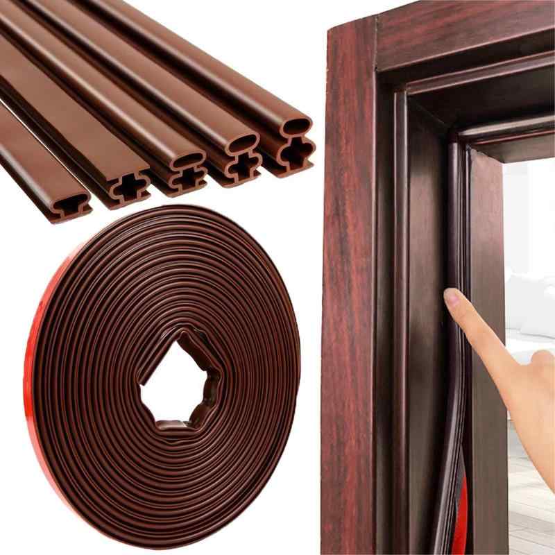 隙間テープ 防音 ドア すきまテープ ゴム シリコーン素材 隙間パッキン 引き戸 防音テープ 窓ゴムパッキン 防音パッキン 扉 冷気遮断 防風 花粉やほこりの侵入防止 寒さ対策 騒音軽減 気密