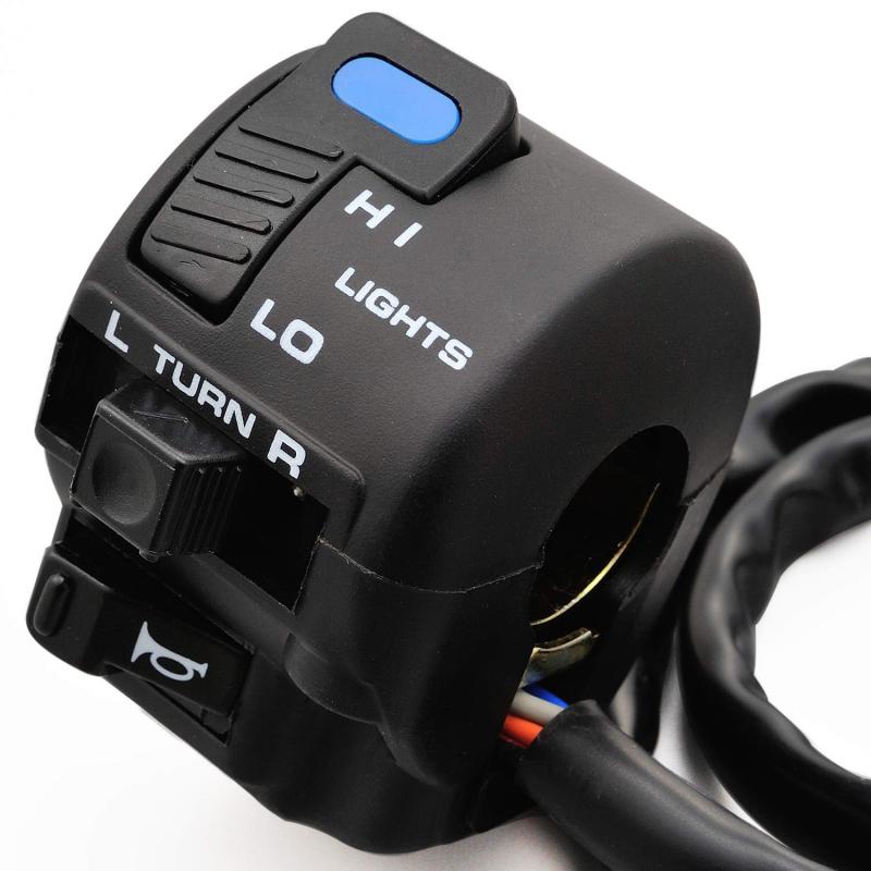 デイトナ(Daya) バイク用 スイッチ ユニバーサル集合スイッチ2 左側用 プッシュキャンセルウィンカースイッチ仕様 96876