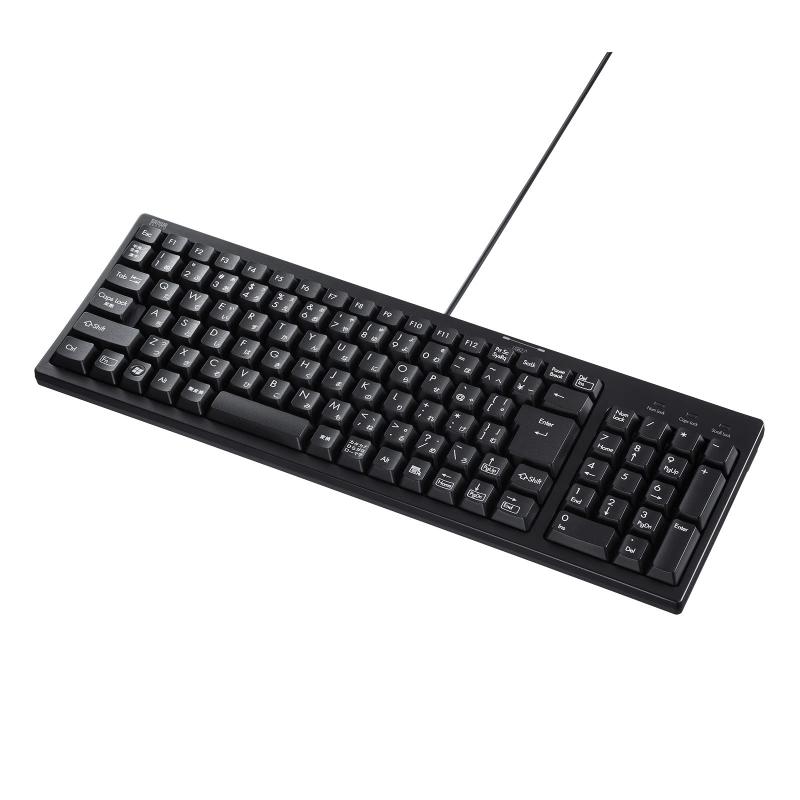 サプライ USBハブ付コンパクトキーボード