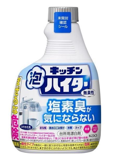 乐天商城 - 花王(Kao) キッチン泡ハイター 無臭性 つけかえ用 1 個