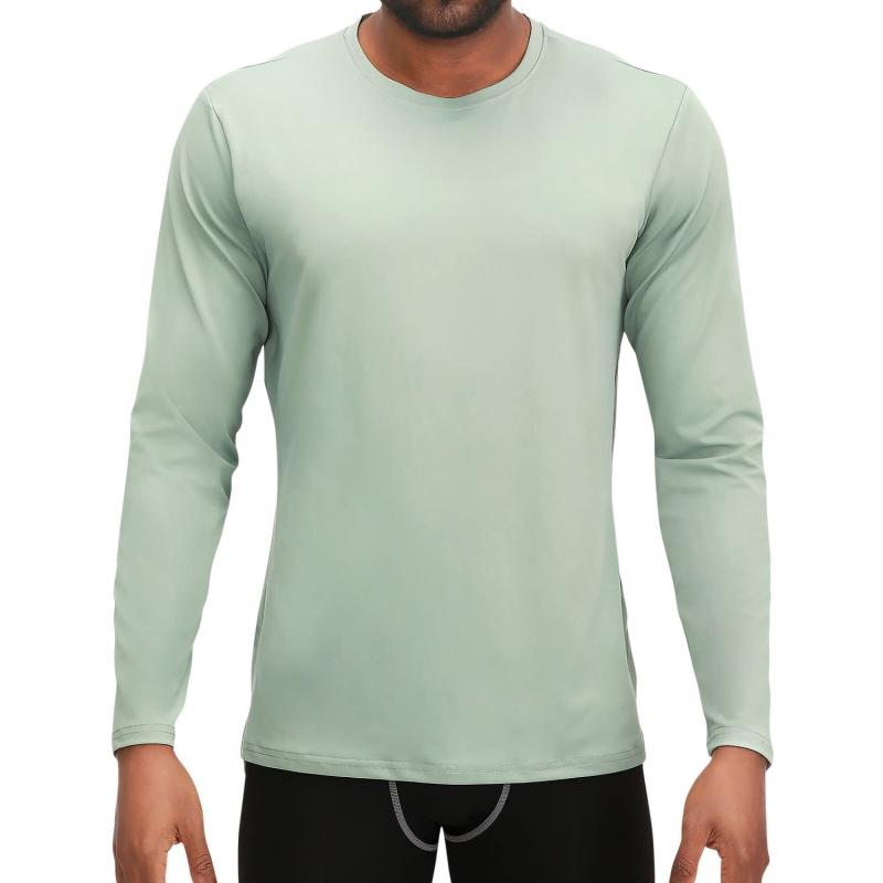 Rakuten - [] トレーニングウェア 長袖 tシャツ メンズ ストレッチ ロングtシャツ アンダーシャツ ランニングシャツ スポーツシャツ ドライ 長袖シャツ 吸湿速乾