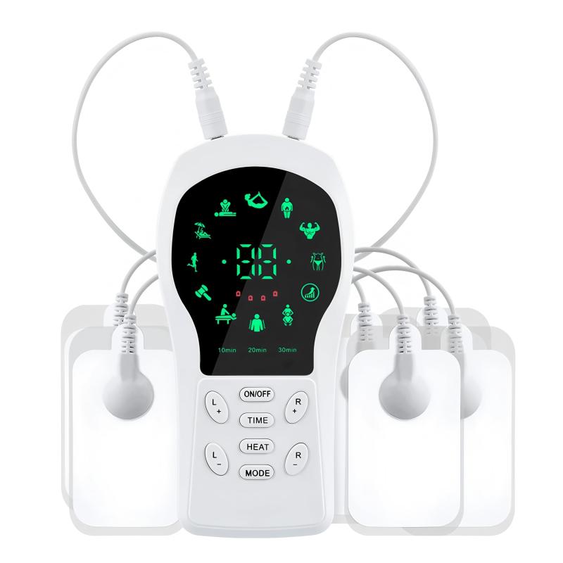 リラクゼーション器 EMS微電流ケア 全身筋肉刺激 12モード 30階段強度 A/Bデュアルチャネル仕様 Type-C充電 超軽量 携帯便利 男女兼用 誕生日 敬老の日 母の日 父の日 プレゼ