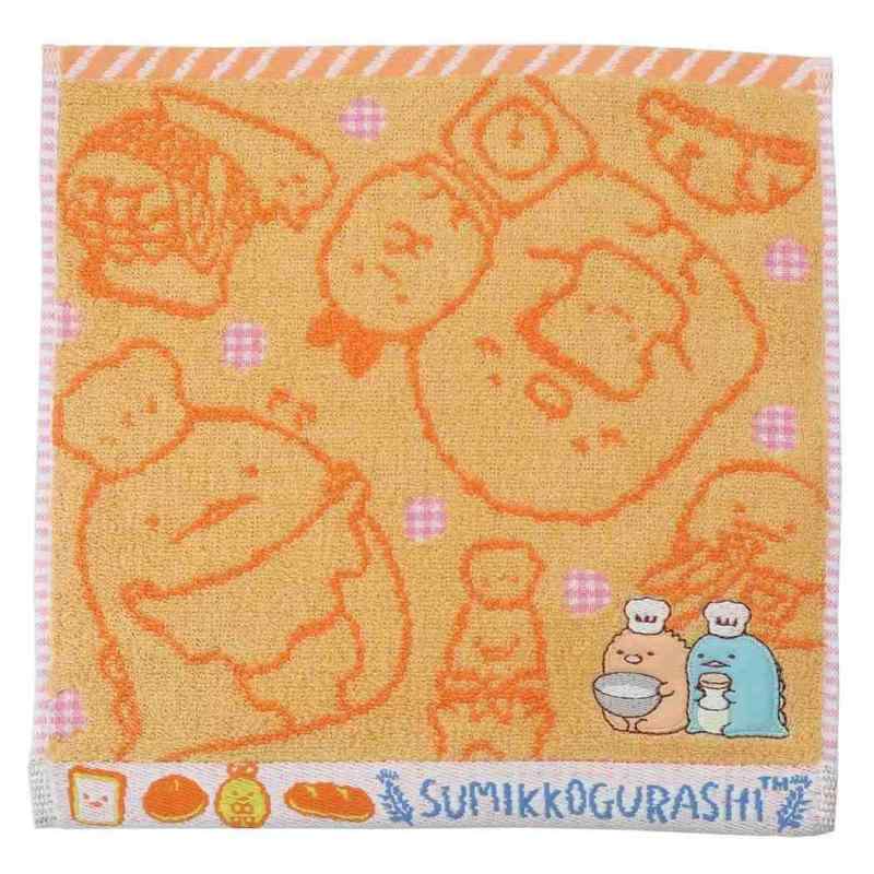 丸眞 ミニタオル すみっコぐらし ファンシーすみっコ 綿100% 抗菌防臭加工 約26×26cm