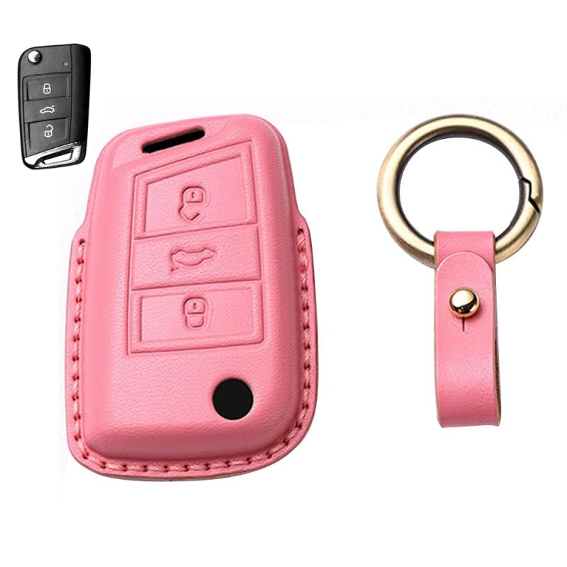 キーケース フォルクスワーゲン 用 スマートキーケース キーカバーフォルクスワーゲン 専用設計GZキーホルダー VWゴルフ/ポロ/パサート/ジェッタ 等に適用キーケース