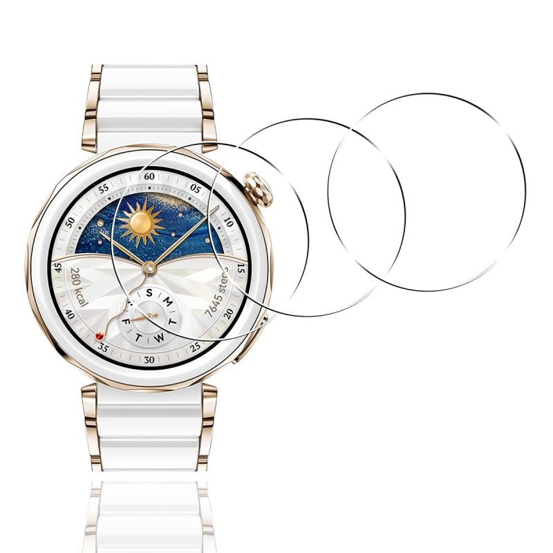 3枚セット 用 HUAWEI WATCH GT5 Pro 42mm ガラスフィルム 日本硝子素材 9 ...