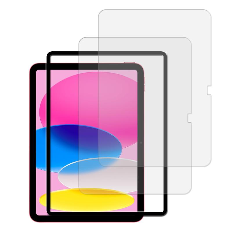 Accessories - アンチグレア 日本素材製 iPad 11世代 A16 11インチ 2025 / iPad 第10世代 10.9 インチ 2022 用 さらさら ガラスフィルム サラサラ 強化ガラス 反射防止 指紋防止 指滑り ゲーム用 保護フィルム2