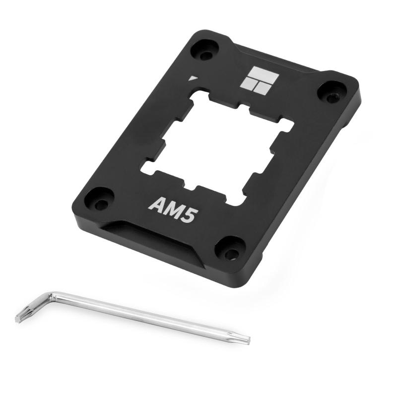 Rakuten - ASF BLACK V2 AM5 CPU ホルダー、AM5 安全固定フレーム、AM5 安全フレーム、矯正曲げ防止固定フレーム、AM5 曲げ防止接触フレーム、CPU クーラー標準、ブラック