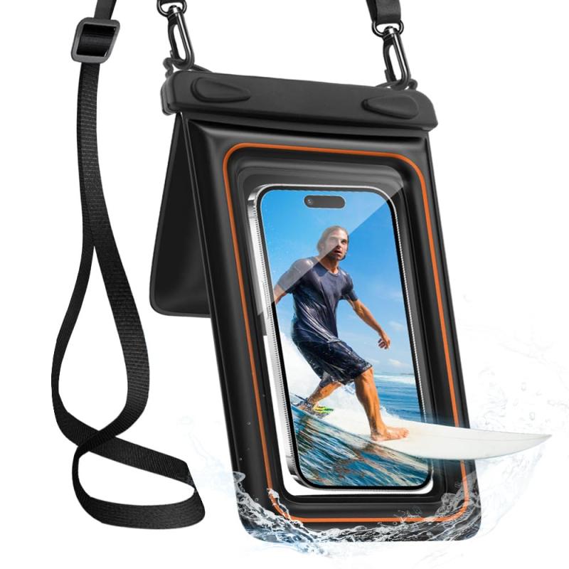 Rakuten - 防水ケース スマホ 海2025強化版＆水に浮くタイプアイホン 水中撮影 完全防水 IPX8認定 SGS国際認証 すまほ 浮く ぼうすい 保護密封 携帯ケース 浮き輪 カバー 画面操作 水に浮く タッチ快