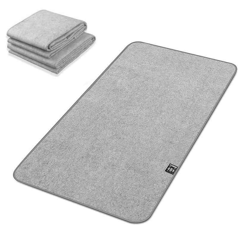 除湿シート 寝具用除湿マット 備長炭 シリカゲル入り 洗える 吸湿シート 吸湿センサー付き – 防ダニ 防カビ 防臭加工 梅雨対策 調湿 健康守る