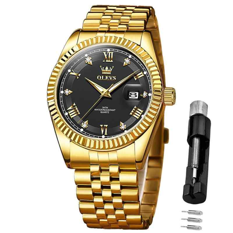 Rakuten - クオーツ腕時計 メンズ 防水 日付 夜光 ステンレス 人気 おしゃれ 男性 ファッション ビジネス watch for men