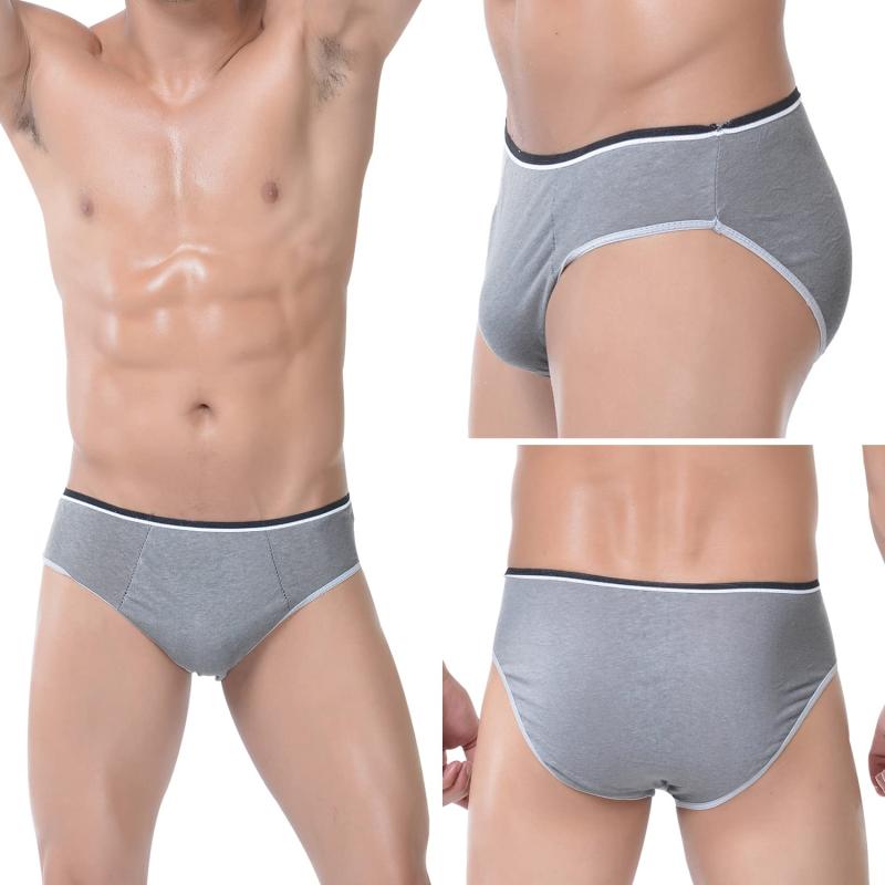 Rakuten - [] 20枚入使い捨てブリーフパンツ 使い捨て下着 アンダーウェア 男性用 旅行用 出張入院防災用 100％綿 アンダーウェア