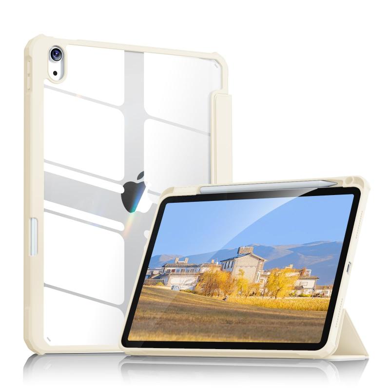 Aoub iPad Pro 11インチ ケース 第3世代 2021 ペンシルホルダー付き [iPad 第2世代のペンシルの充電をサポート] スリム スマートスタンドケース ソフトバックカバー付き 自動ウェイク/スリープ iPad