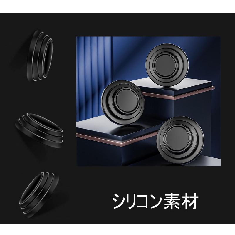 車のドアクッション ヴェルファイア AGH45W/AGH40W/AAHH40W/AAHH45W 40系/ アルファード AGH45W/AGH40W/AAHH40W/AAHH45W 40系 に対応 車のドアショックプロテクトクッション シリコン製 黒色 2
