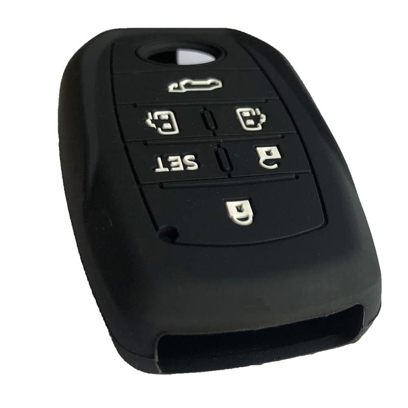 LINO select楽天市場店のトヨタ 車用 アルファード ヴェルファイア 30系 グランエース 新型シエンタ スマートキーシリコンカバー ブラック (ブラック)｜アングル3