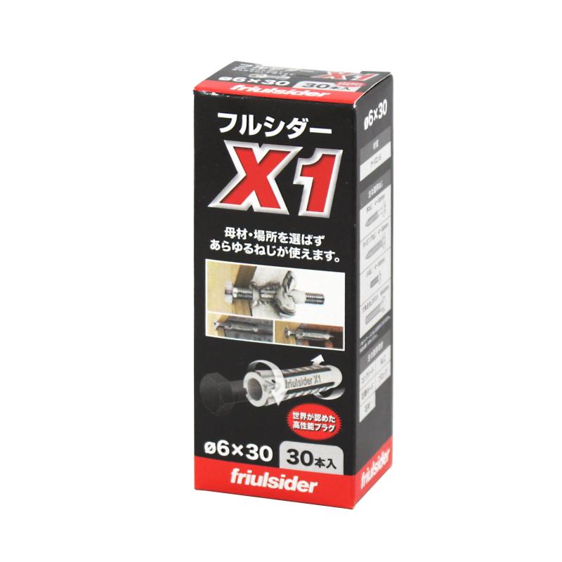 乐天商城 - フルシダー X-1 ナイロンプラグ 6×30(30本入)