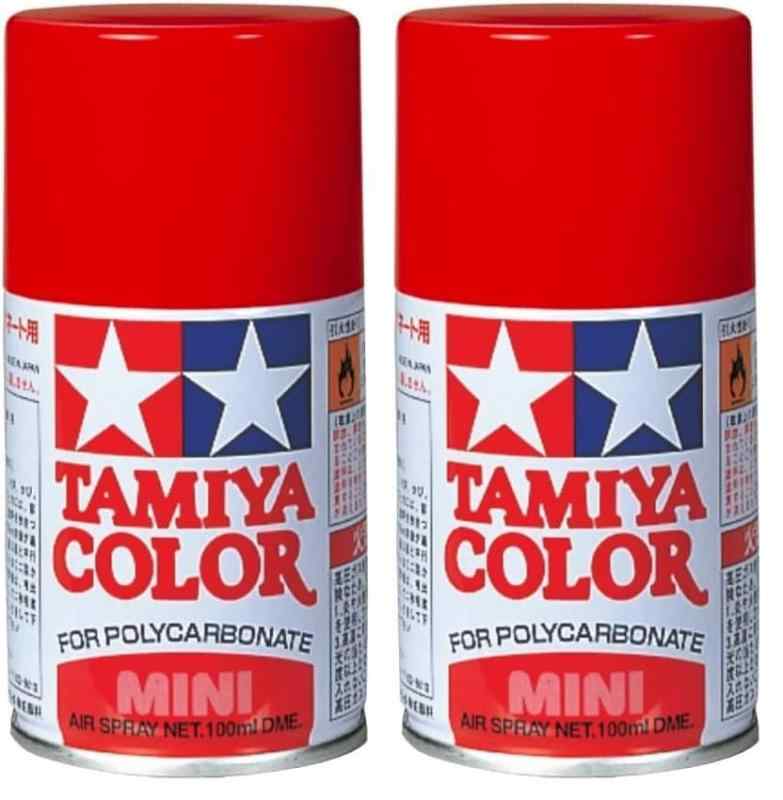 タミヤ(TAMIYA) ポリカーボネートスプレー PS-15 メタリックレッド 模型用塗料 86015