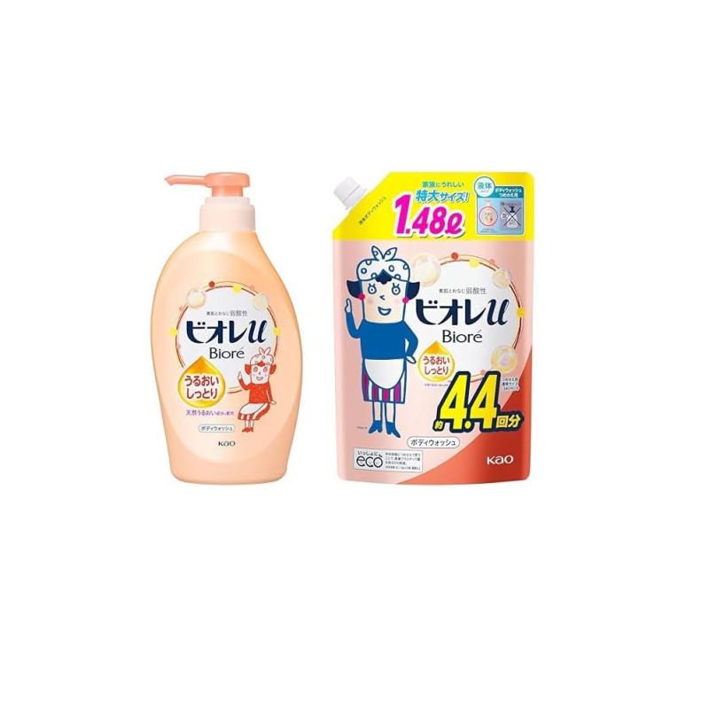 乐天商城 - 花王 ビオレu うるおいしっとり肌 ポンプ