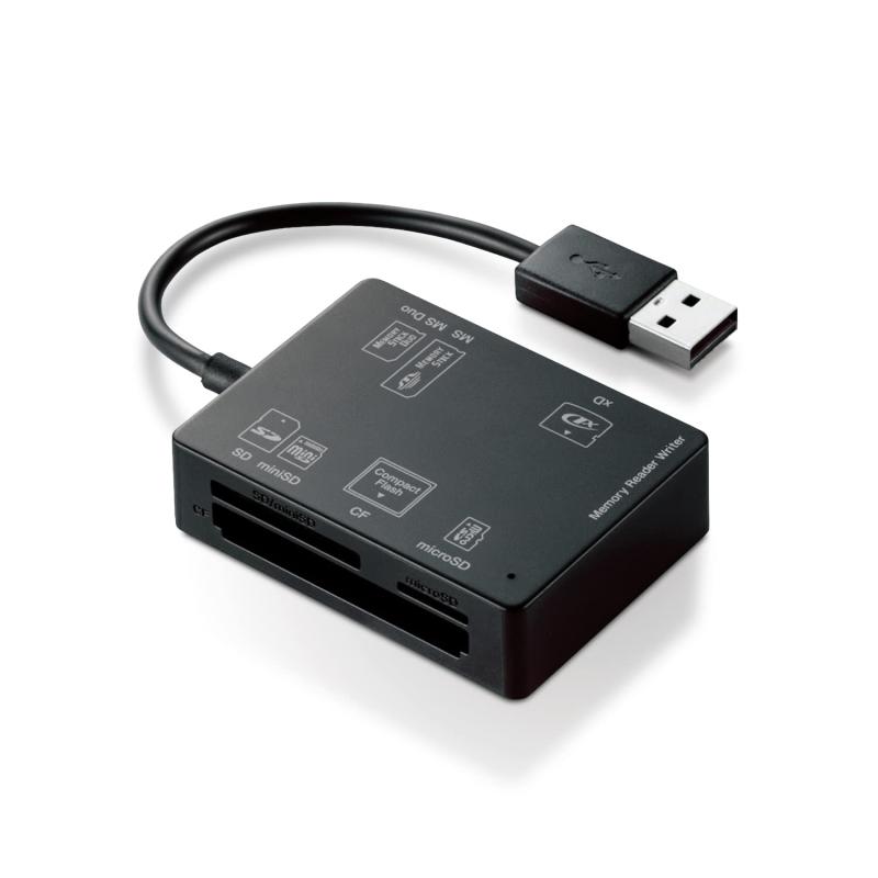 エレコム カードリーダー USB3.0 9倍速転送 ケーブル
