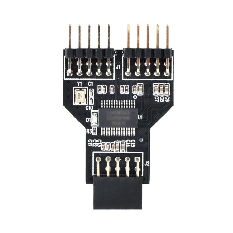 CY USB 2.0マザーボードケーブル9 pin 10 pin USB 2.0コネクタ1～4マザー拡張スプリッタケーブルHUBコネクタアダプタポートilier