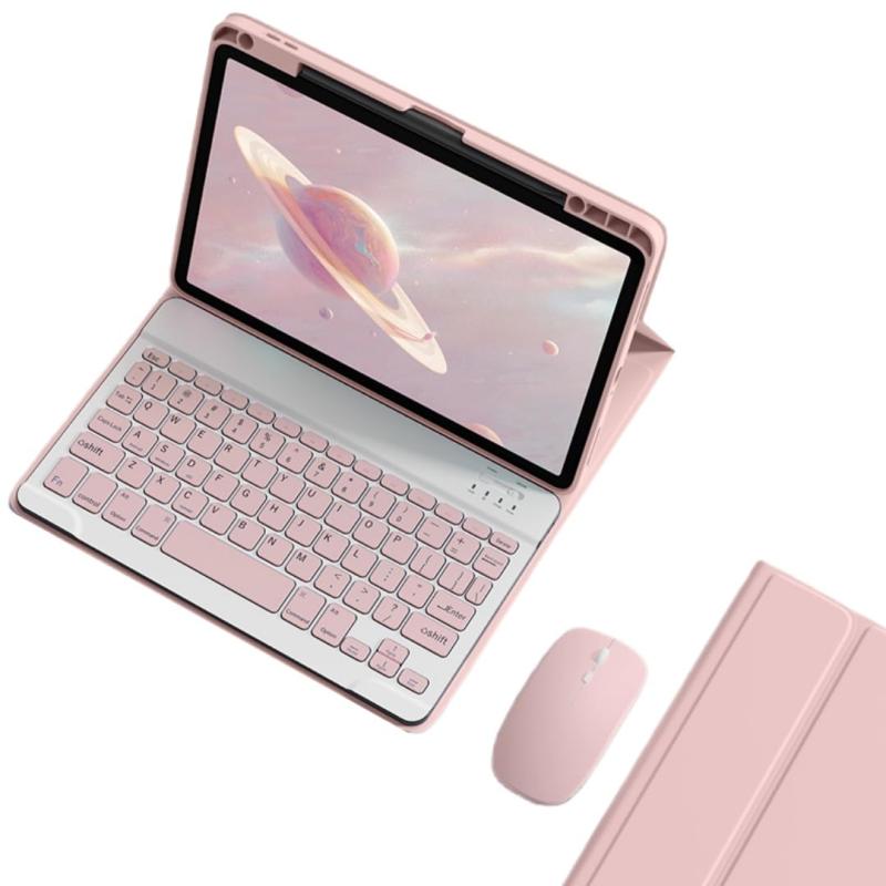 BenQ - マウス付き Xiaomi タブレット Poco Pad Redmi SE 2 6S Pro Pad 6 5 キーボードケース ペン収納可能 可愛い カラーキーボード シャオミ ケース
