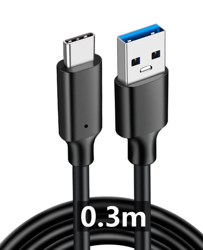 【送料無料】TOMSING USB Type C ケーブル L字 VRLink 接続ケーブル USB A to USB C 3.2 3A/60W 急速充電 10Gbps 高速データ転送 高耐久 ナイロン編み 断線防止 for iPhone 16 / 15 /iPad Pro/MacBook/Galaxy/Xperia/その他 Android 等 色：鉄灰色(PQ126)、サイズ：0.5m
