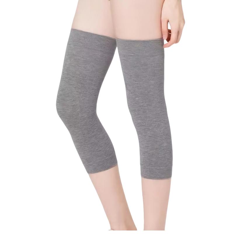 [] ひざに優しい膝保温サポーター 薄手 綿100 ゆったり 保温 通気 フリーサイズ 2枚入り 冷え対策 運動 歩行 立ち仕事 ケガ予防 男女兼用