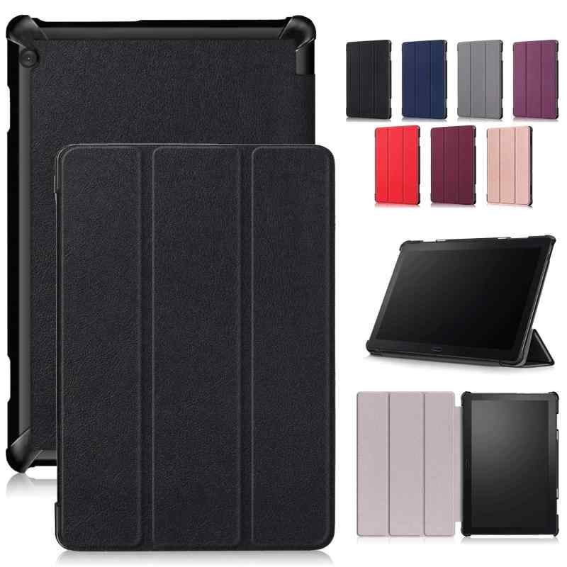 LAVIE Tab E TE410/JAW PC-TE410JAW 10.1インチ 専用ケース カバー スタンド機能 三つ折り 折り畳み 衝撃吸収 耐衝撃 タブレットケース
