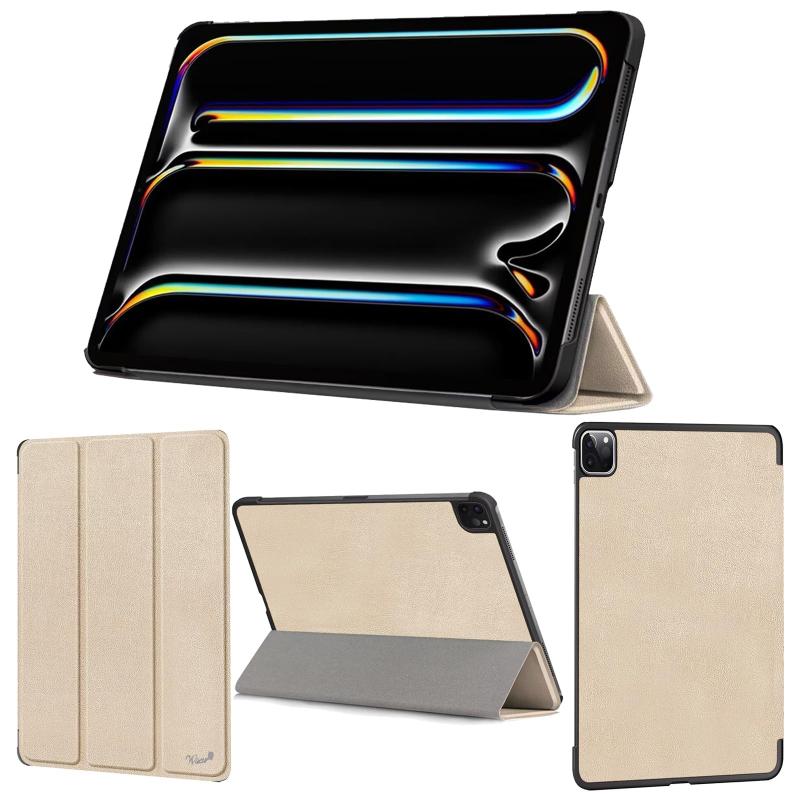 SHARP - wisers iPad Pro (M4) 13インチ タブレットケース 2024年 春モデル 対応 (保護フィルム 付き/スリムタイプ) タブレットカバー