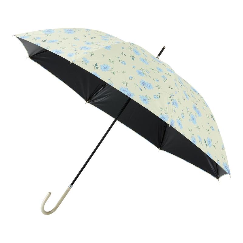 Rakuten - ムーンバットエスタ 日傘 長傘 超軽量 一級遮光 UV 晴雨兼用花柄 30204 30205