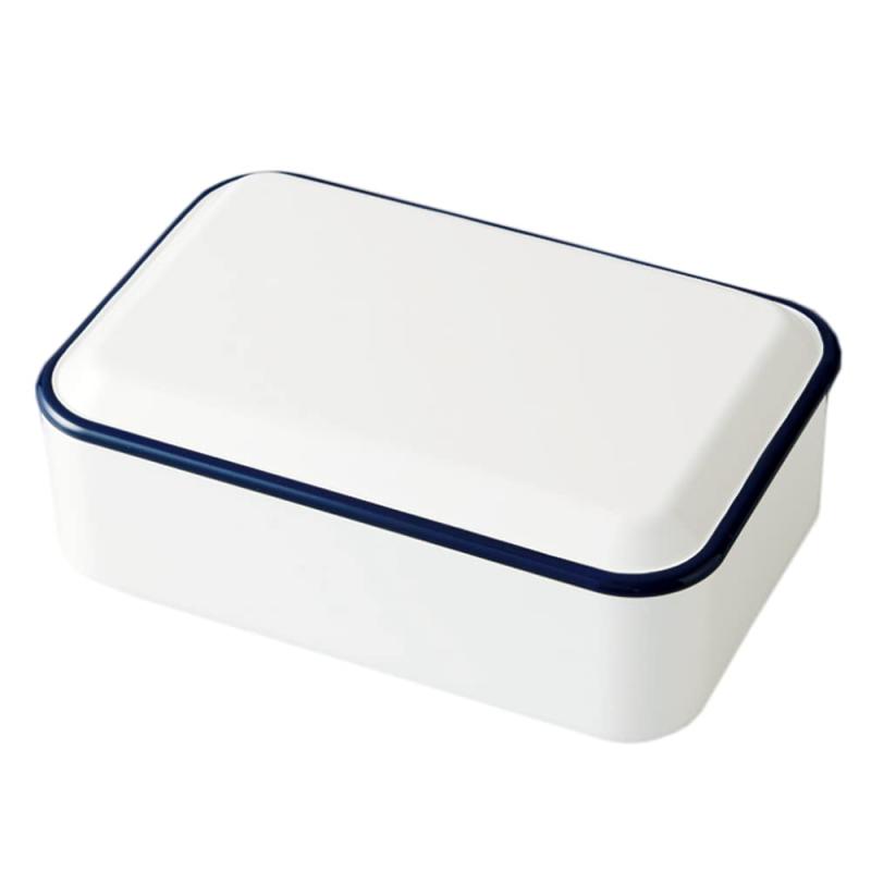 弁当箱 レトロモーダ スクエアランチ 1段 日本製 ネイビー 約600ml T-26605