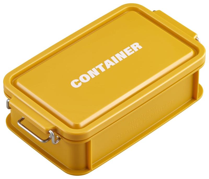 OSK(オーエスケー) 弁当箱 CONTAINER コンテナランチボックス 仕切付 イエロー 750ml 日本製 食洗機 電子レンジ対応 汚れにくい 抗菌 2点ロック パッキン付き 汁漏れ防止 おしゃれ かわいい 小物サイズ:20.8x119x5.8cm容量:750ml素材:本体・仕切ポリプロピレン フタAS樹脂 止め具ステンレス鋼 パッキンシリコーンゴム生産国:日本食洗機 電子レンジ対応(フタ×)