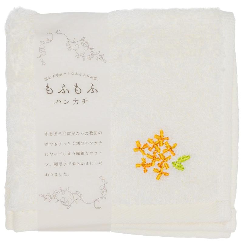 コージカンパニー ハンカチ レディース 25×25cm もふもふハンカチ 金木犀 ピンク 刺繍 184689 lino-select-10046744 LINO select楽天市場店 パッケージ画像