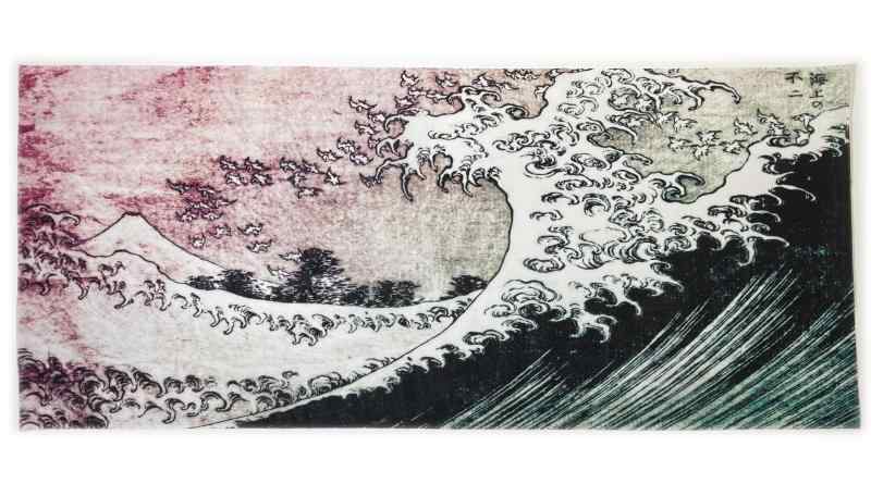乐天商城 - 古今東西 浮世絵 手ぬぐい 海上の不二 葛飾北斎