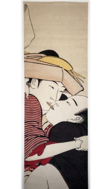 古今東西 浮世絵 春画 手ぬぐい 袖の巻 その3 鳥居清長