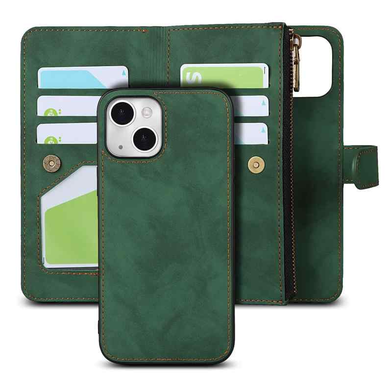 乐天商城 - FTLLK 2in1 leather wallet for iPhone 13 Mini
