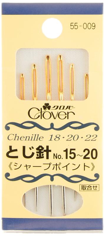 乐天商城 - クロバー(Clover) とじ針セット シャープポイント 6本入り 55-009