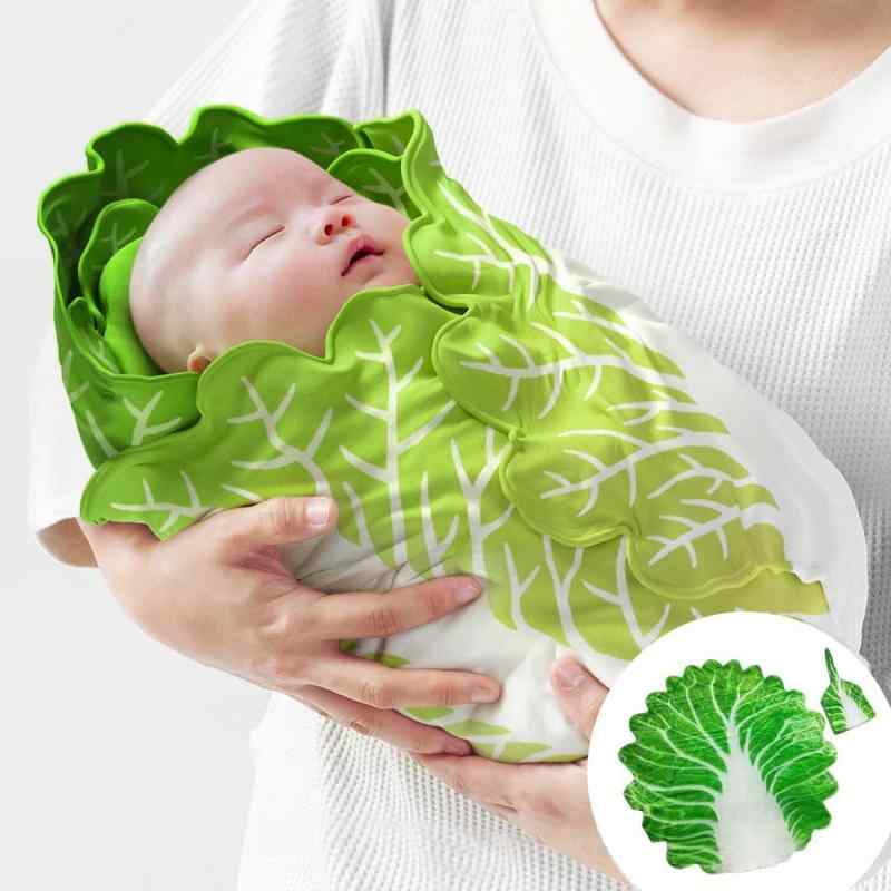 白菜 おくるみ ベビー 赤ちゃん ブランケット ベビーブランケット 新生児 寝かしつけ 白菜型 Tortilla Blanket 毛布 秋冬 おもしろ オシャレ おしゃれ